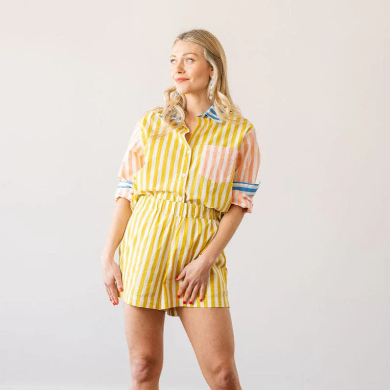 Ochre Daydreamer Bermuda Short | Sunshine Tienda