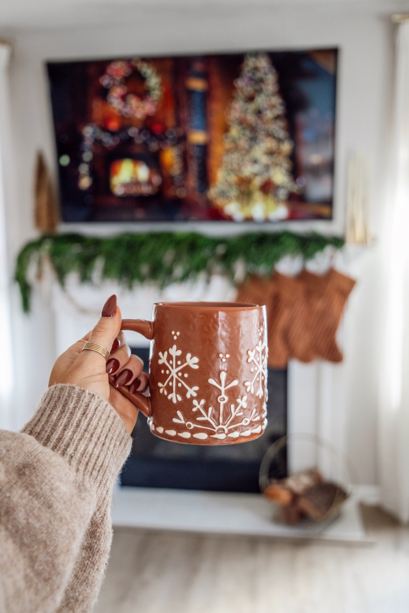 Gingerbread Christmas mugs 🤎

#LTKHome #LTKHoliday #LTKSeasonal