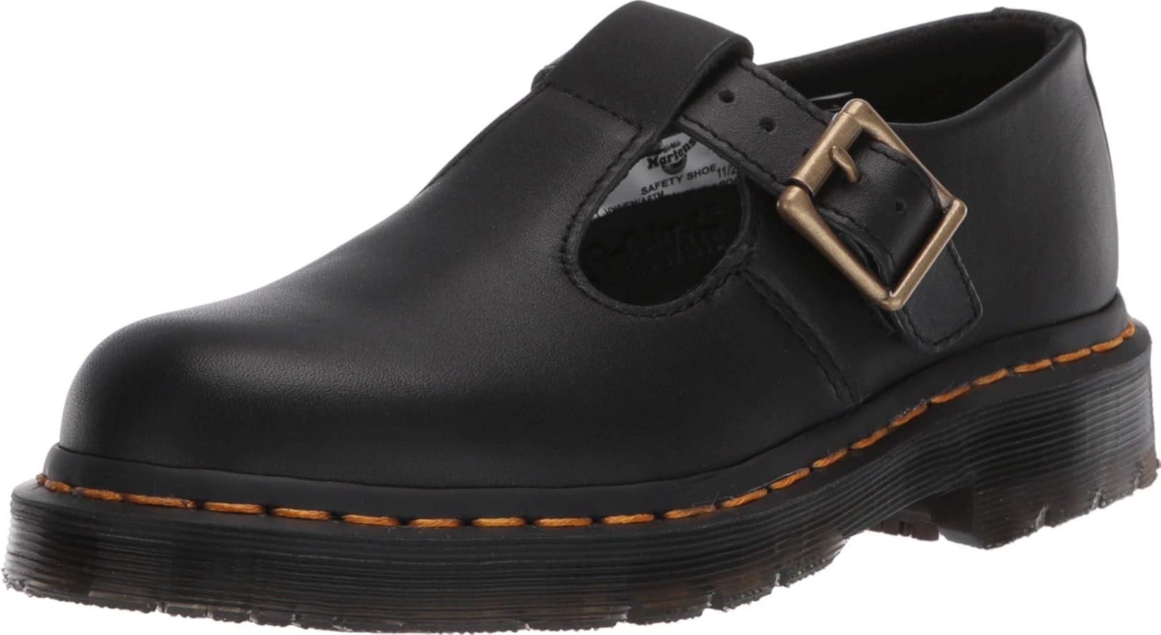 Amazon.com | Dr. Martens Polley, Women's, Black, Soft Toe, Slip Resistant Mary Jane (11.0 MW) | F... | Amazon (US)