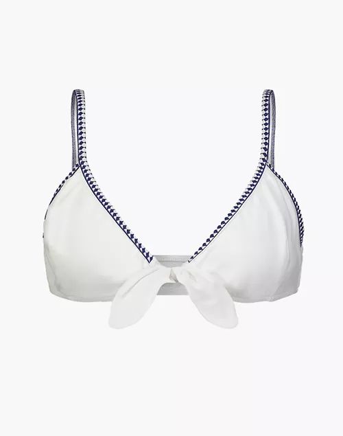 lemlem™ Sofia Tie-Front Bikini Top | Madewell