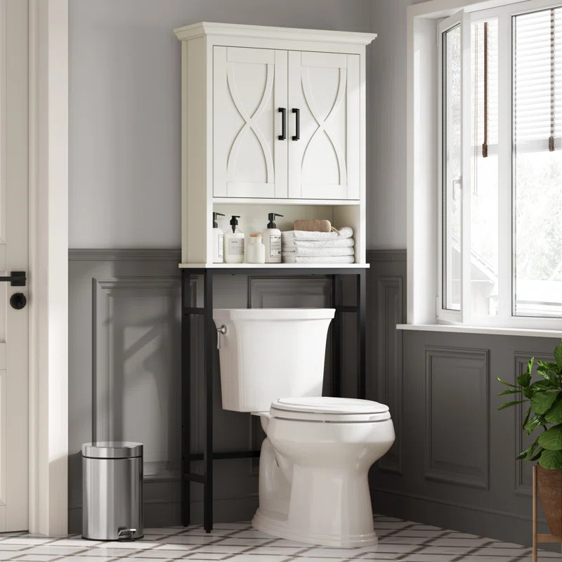 Alaye Floor Mounted Over-the-Toilet Storage | Wayfair North America