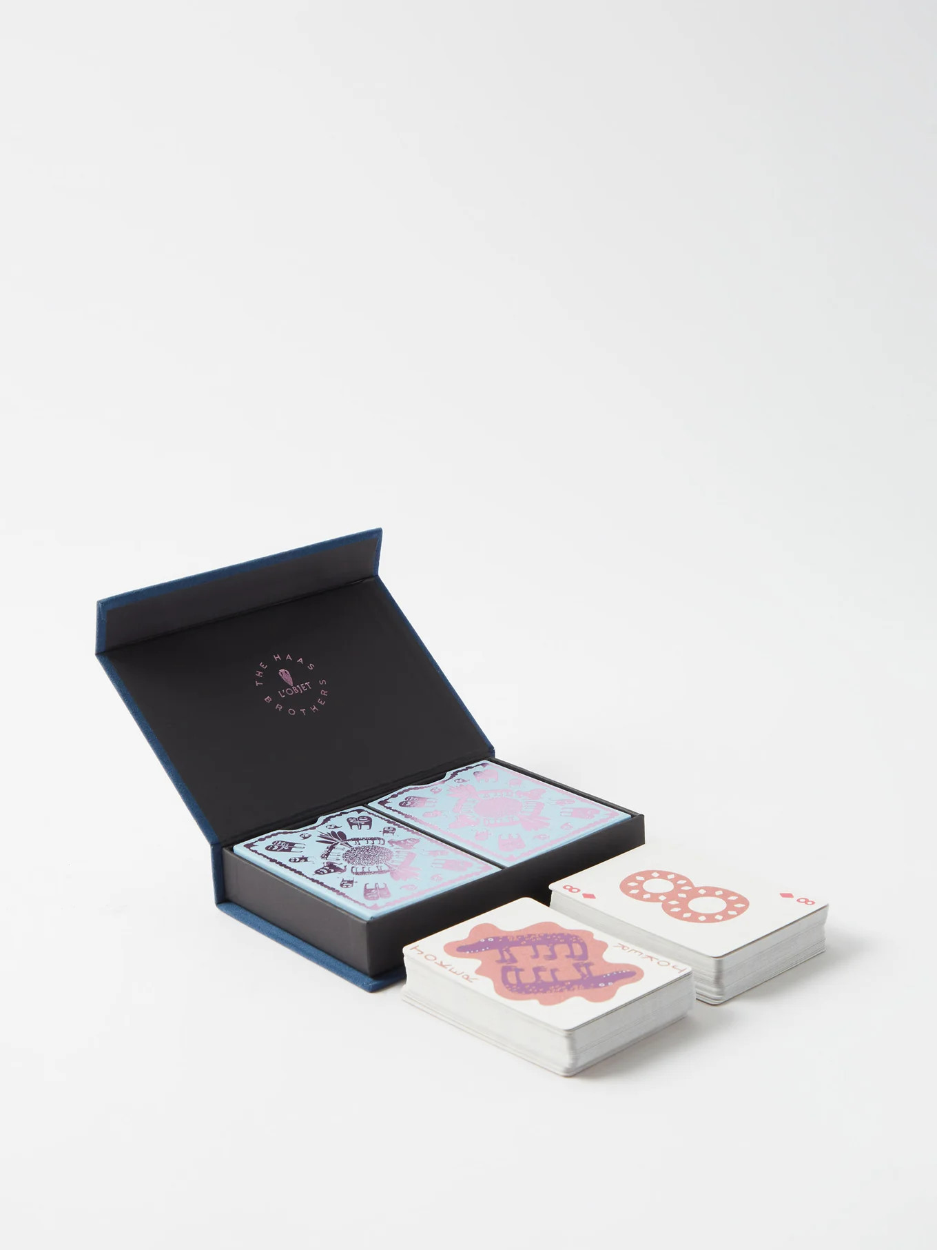 X Haas Brothers set of two playing cards | Matches (US)