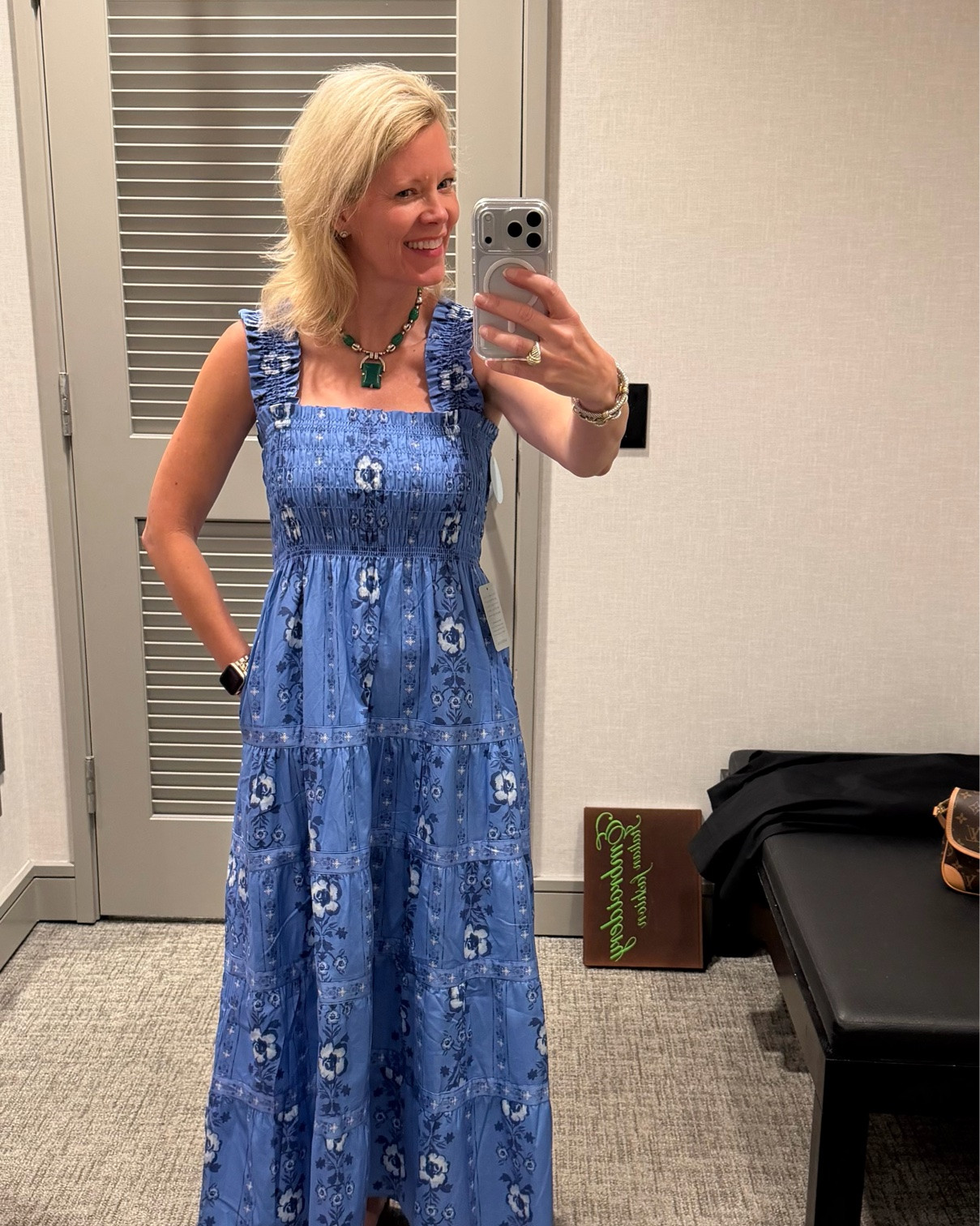 Tried on some Darling summer dresses at Nordstrom and came home with one! I am wearing my regular size small in all four. Which one do you think came home with me? ￼