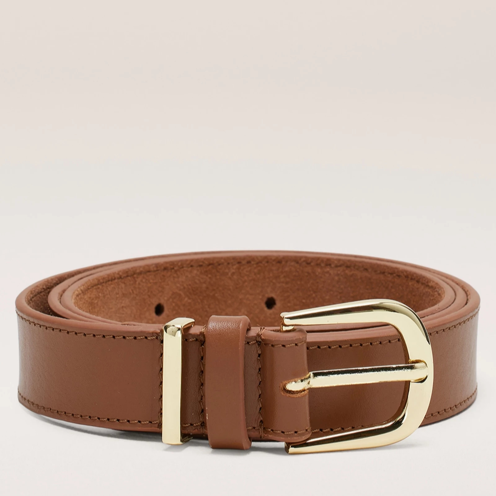 Denim & Co. Leather Belt - QVC UK | QVC UK