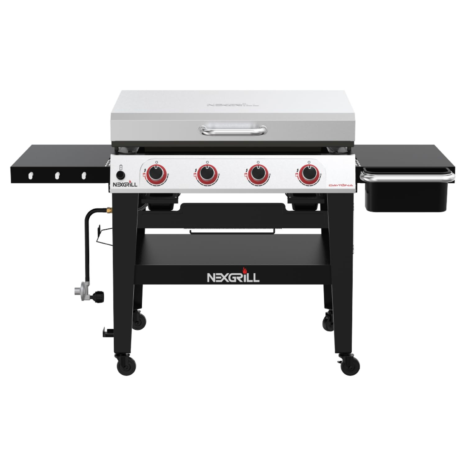 Nexgrill Daytona 4-Burner Propane Gas Griddle with Side Tables, 60000 BTU Flat Top Grill, 756 SQ ... | Amazon (US)