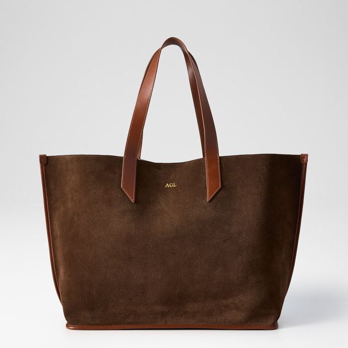 Vail Suede and Leather Tote | Mark and Graham