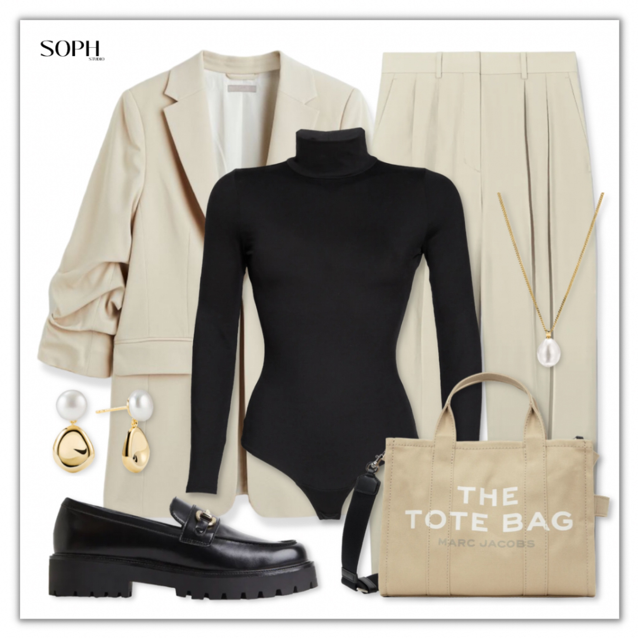 a chic and elegant office look styled with chunky loafers and gold, pearl accessories from mejuri!! 🤍✨

#LTKworkwear #LTKfit #LTKstyletip