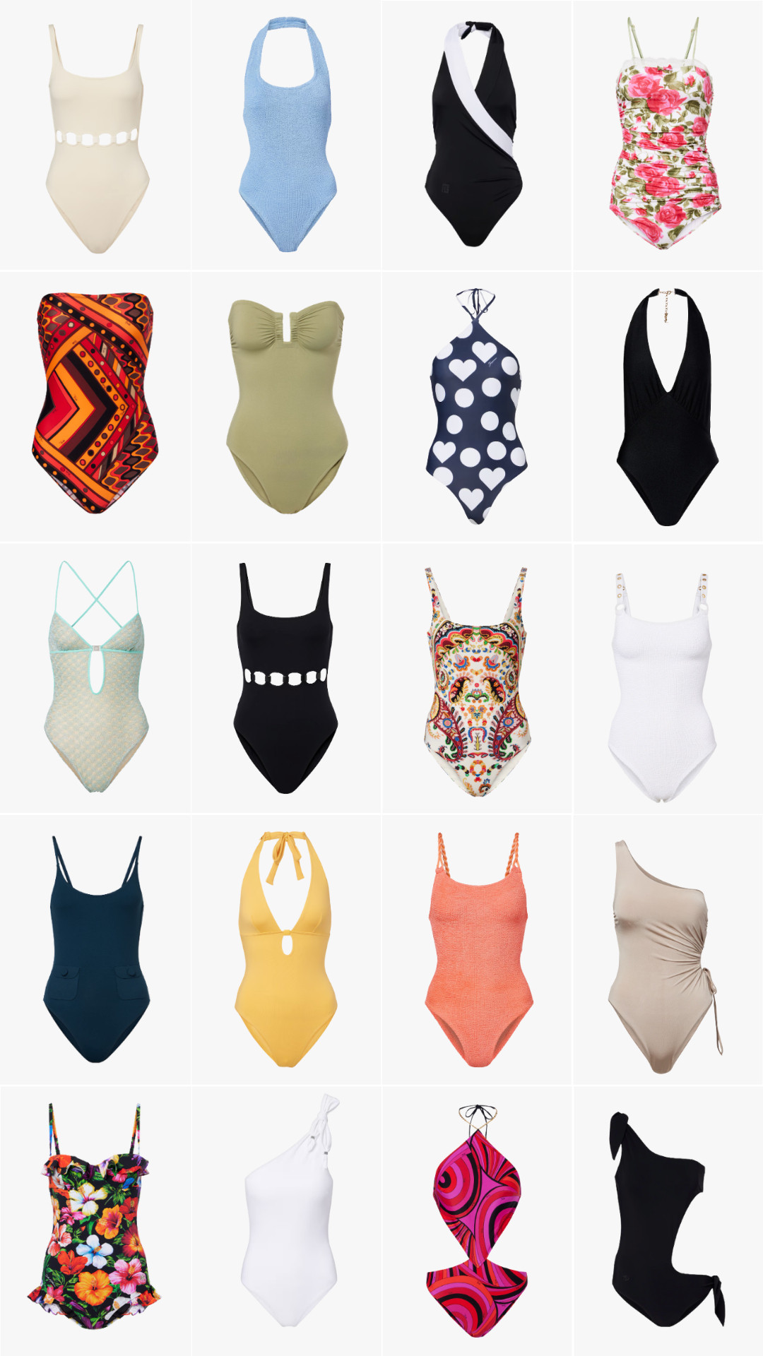 One piece swimsuits 

 