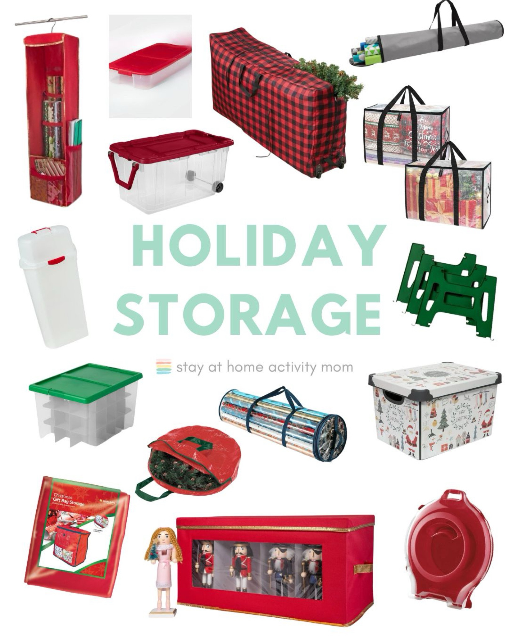 Great storage options for those of you ready to get the holiday decorations put away!

#LTKHoliday #LTKSaleAlert #LTKSeasonal