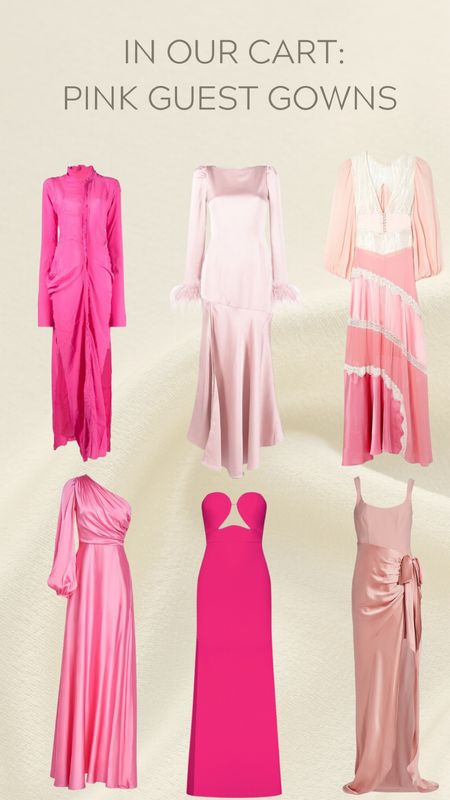 pink wedding guest gowns at different price points 💞💖

#LTKwedding #LTKFind #LTKunder100