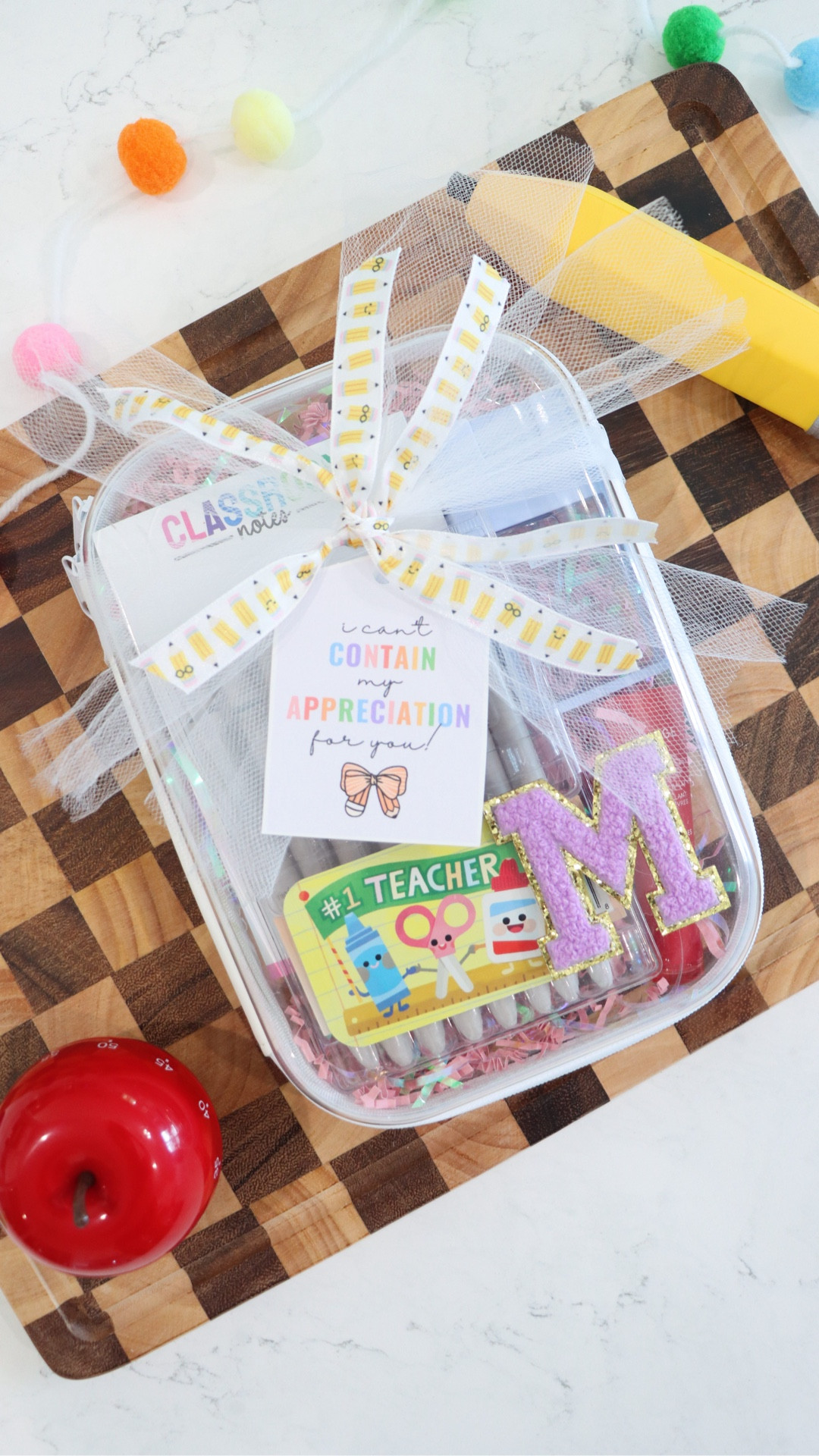 Easy teacher appreciation gift idea you can make in 10 minutes 🍎✨

📚COMMENT “shop” for the links.

If you need an easy but thoughtful DIY teacher gift, this “container of appreciation” is such a cute way to say thank you without overthinking it.

I grabbed this viral zipper pencil case and filled it with classroom must-haves, a few fun treats, and a little personalized touch ❤️

It’s perfect if you’re looking for a last-minute teacher appreciation gift, something practical, and still super cute + meaningful.

Save this for Teacher Appreciation Week or send it to another mom who needs an easy idea 💌🙌🏻

#TeacherAppreciationGift #TeacherAppreciationWeek #DIYTeacherGift #TeacherGiftIdeas #EndOfYearTeacherGift

#LTKSeasonal #LTKmomlife #LTKKids