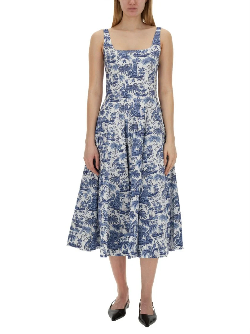 Wells" Floral Midi Dress | Shop Simon