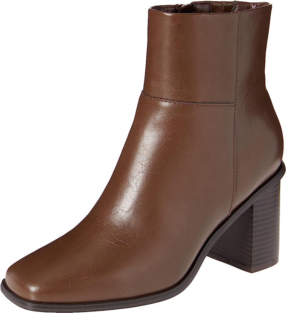 The Drop Women's Ibita High Heel Side Zip Ankle Boot | Amazon (US)