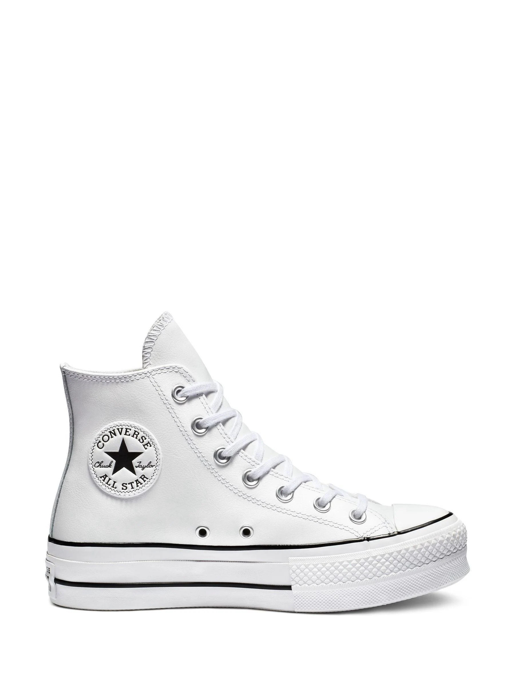 Converse Converse White Platform Lift Chuck Taylor High Trainers | Next US