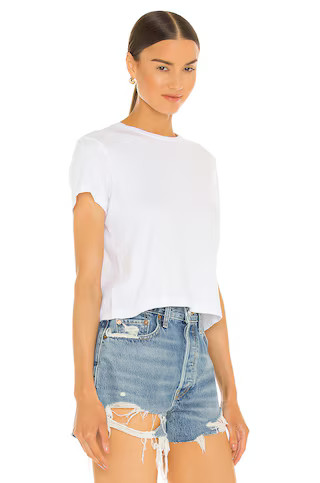 RE/DONE x Hanes 1950s Boxy Tee in Optic White from Revolve.com | Revolve Clothing (Global)