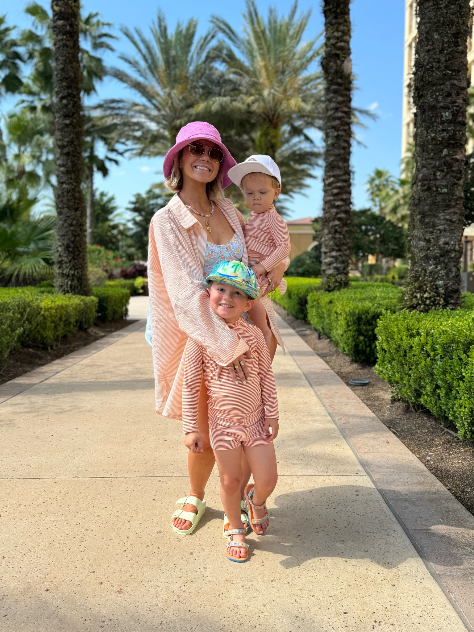 Weekend recap! Our family pool looks! Kids swim, travel, vacation outfits, bucket hat, 

#LTKtravel #LTKswim #LTKkids