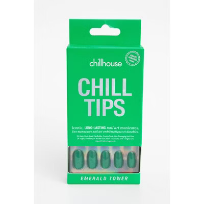 Chillhouse Fake Nails - Emerald Tower - 24ct | Target