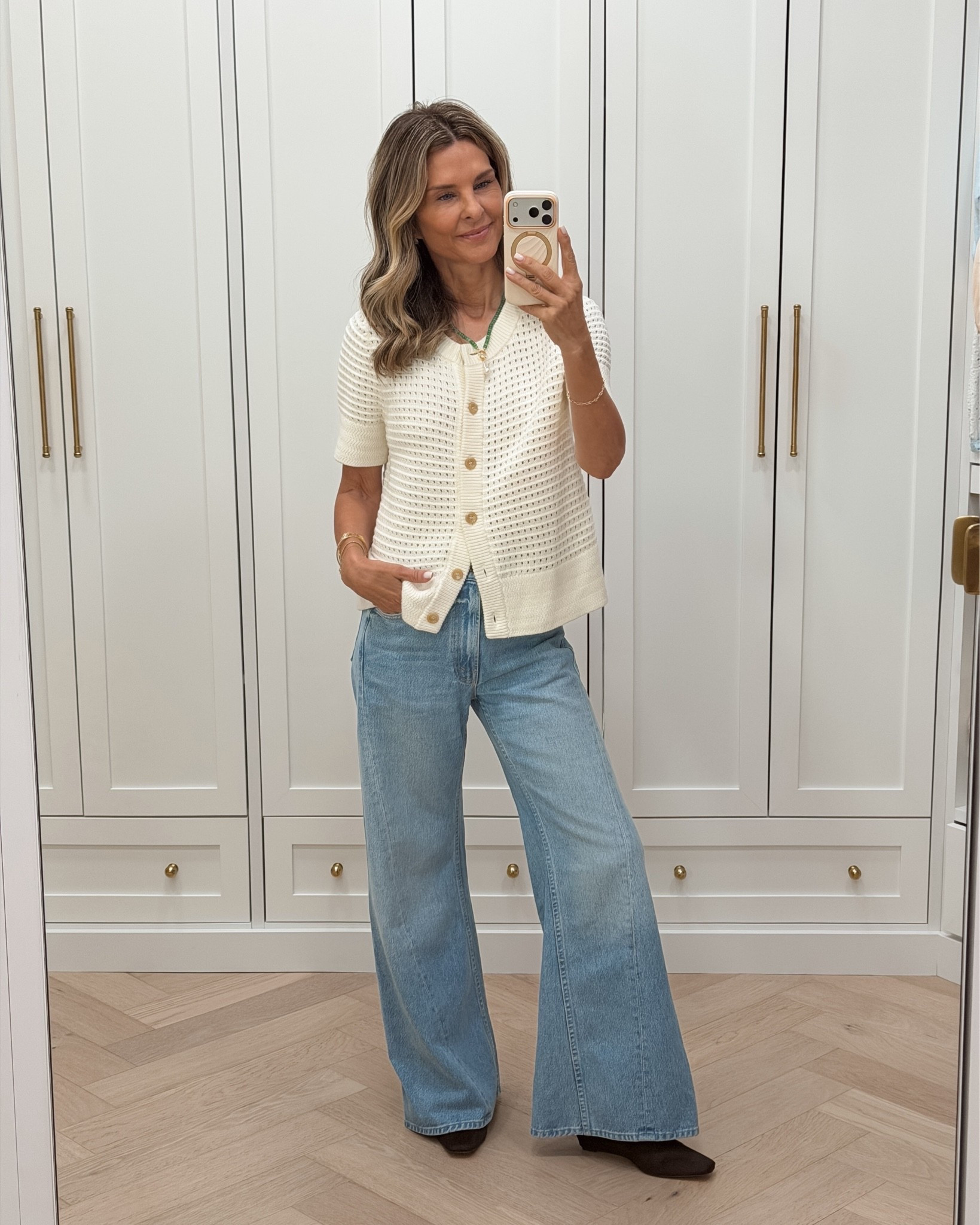 I’m 5’6’’
-crochet cotton cardigan I linked a look for less
-jeans TTS

#LTKootd #LTKSeasonal #LTKOver40