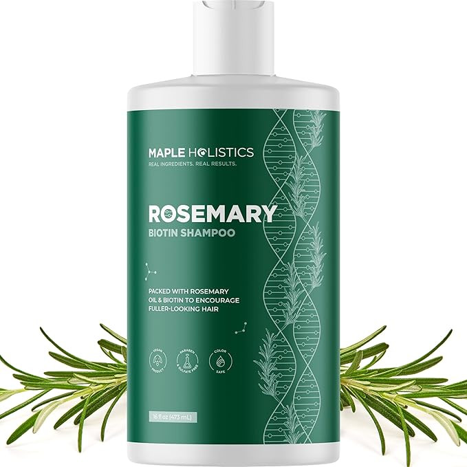 Volumizing Biotin and Rosemary Shampoo - Vegan Rosemary Biotin Shampoo for Thinning Hair for Wome... | Amazon (US)