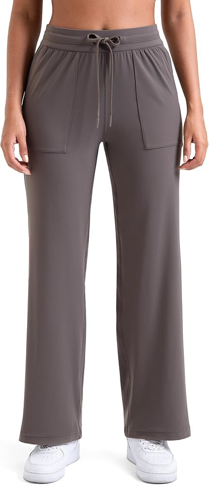 Colorfulkoala Dreamlux Wide Leg Sweatpants Women Lounge Flared Jogger Pants Baggy Sweatpants with... | Amazon (US)