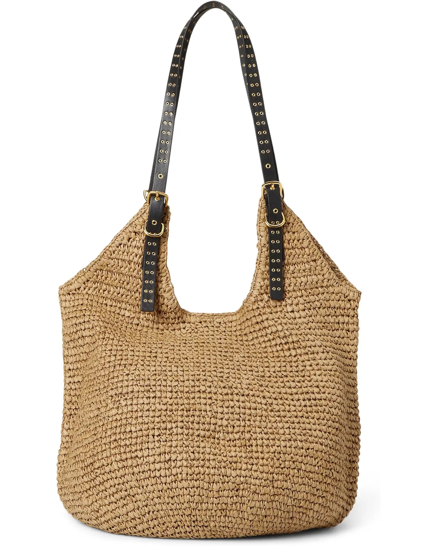 Straw Grommet Slouch Tote | Zappos