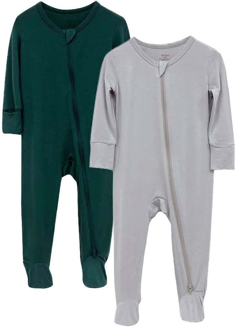 Bamboo Viscose Baby Footed Pajamas -Baby Infant Boys Girls Long Sleeve One Piece Romper - Sleep '... | Amazon (US)