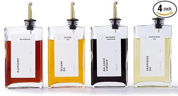 Olive Oil Dispenser for Kitchen, Cooking Oil Dispenser, Oil and Vinegar Dispenser Set, Olive Oil ... | Amazon (US)