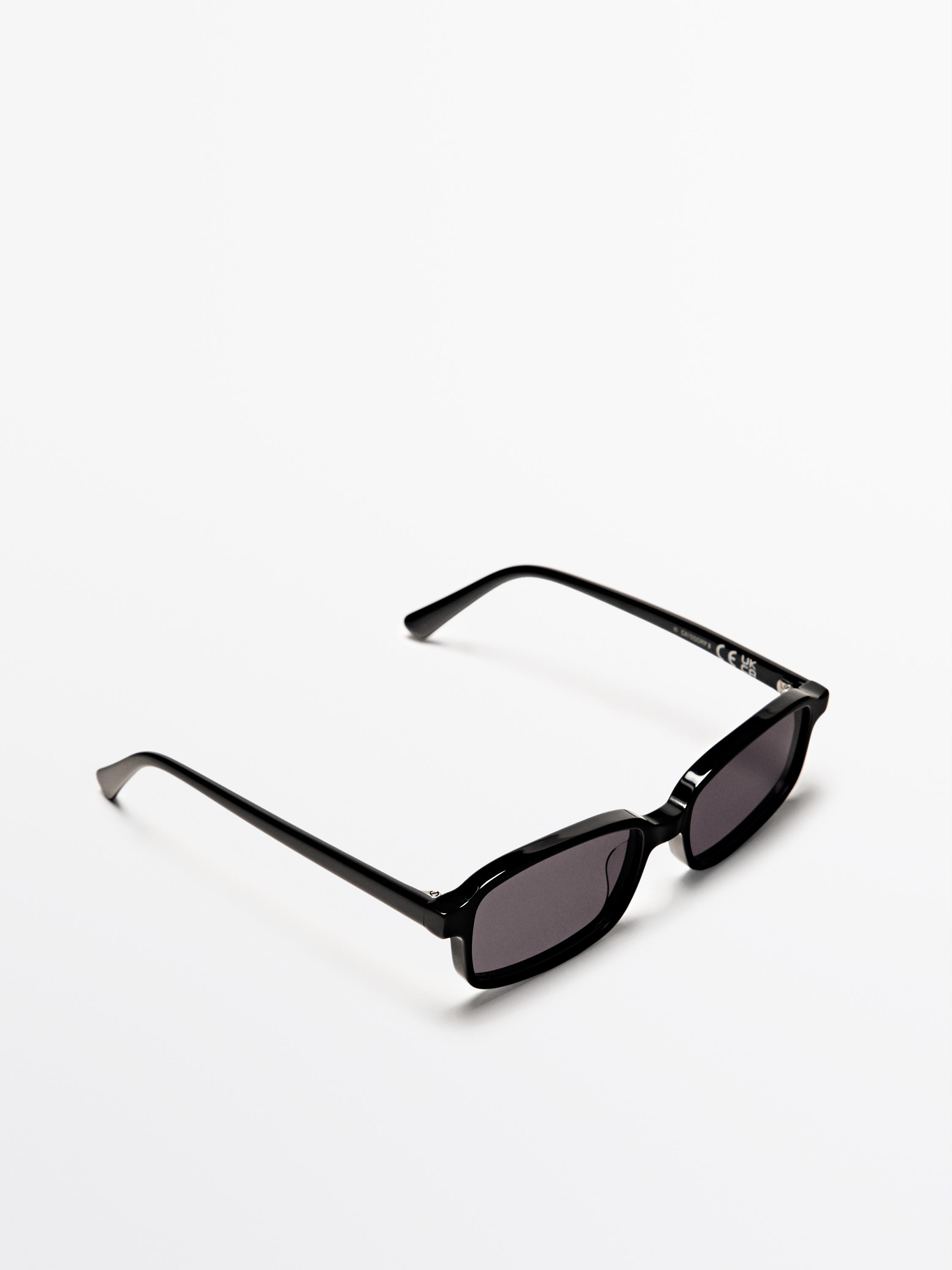 Small rectangular sunglasses · Black · Jackets | Massimo Dutti | Massimo Dutti UK
