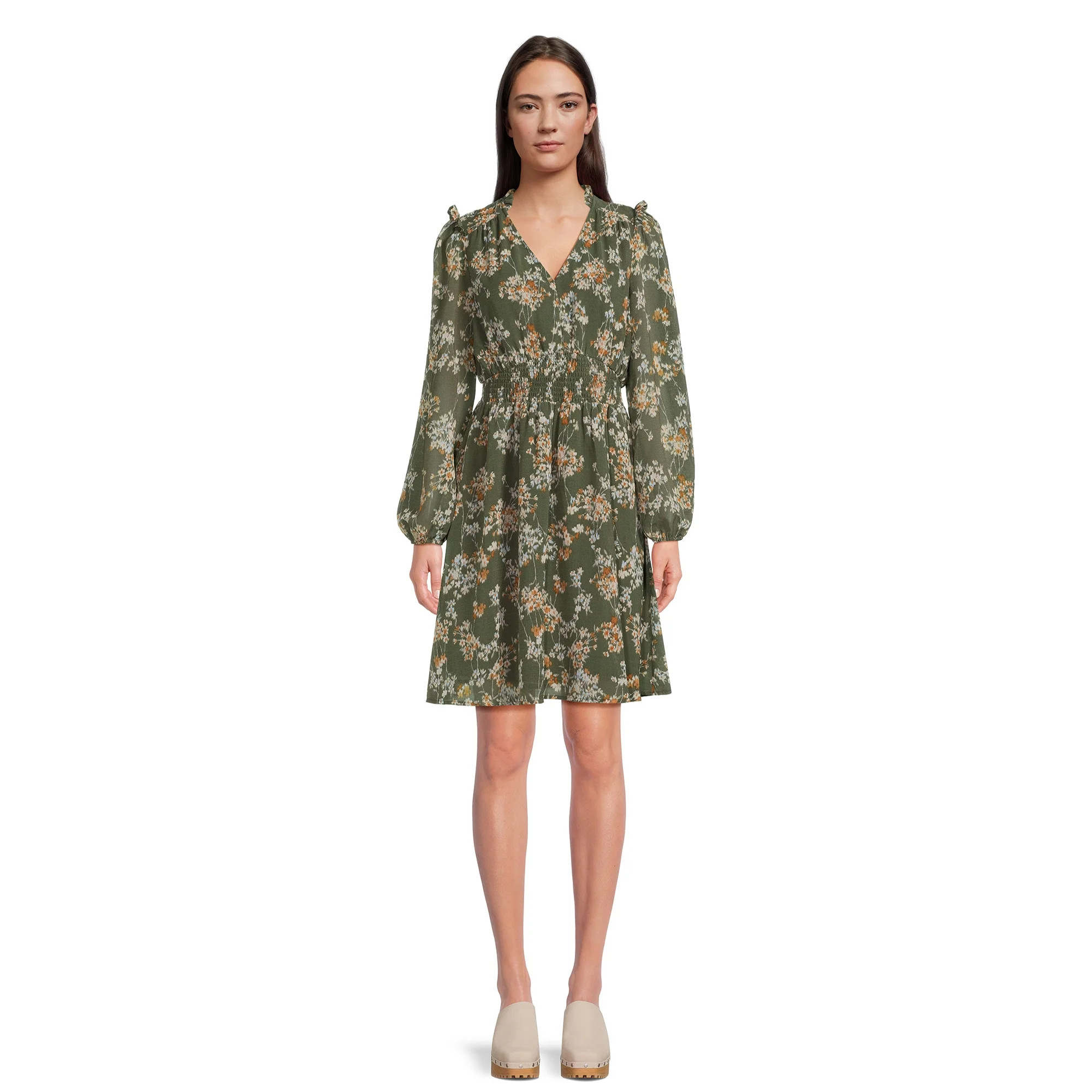 Time and Tru Women’s Smocked Waist Dress | Walmart (US)