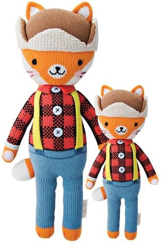 cuddle + kind Wyatt The Fox Little 13" Hand-Knit Doll – 1 Doll = 10 Meals, Fair Trade, Heirloom... | Amazon (US)