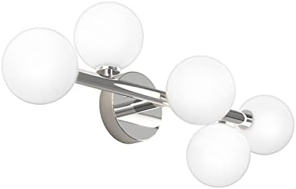Artika Bloom 5-Light Vanity Light Fixture, Chrome | Amazon (US)