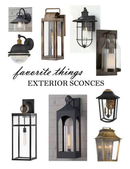 Favorite exterior sconces

#LTKhome