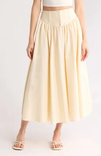 Reformation Polina Cotton Maxi Skirt | Nordstrom | Nordstrom