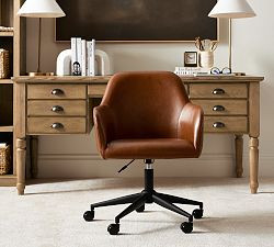 Carson Swivel Desk Chair | Pottery Barn (US)