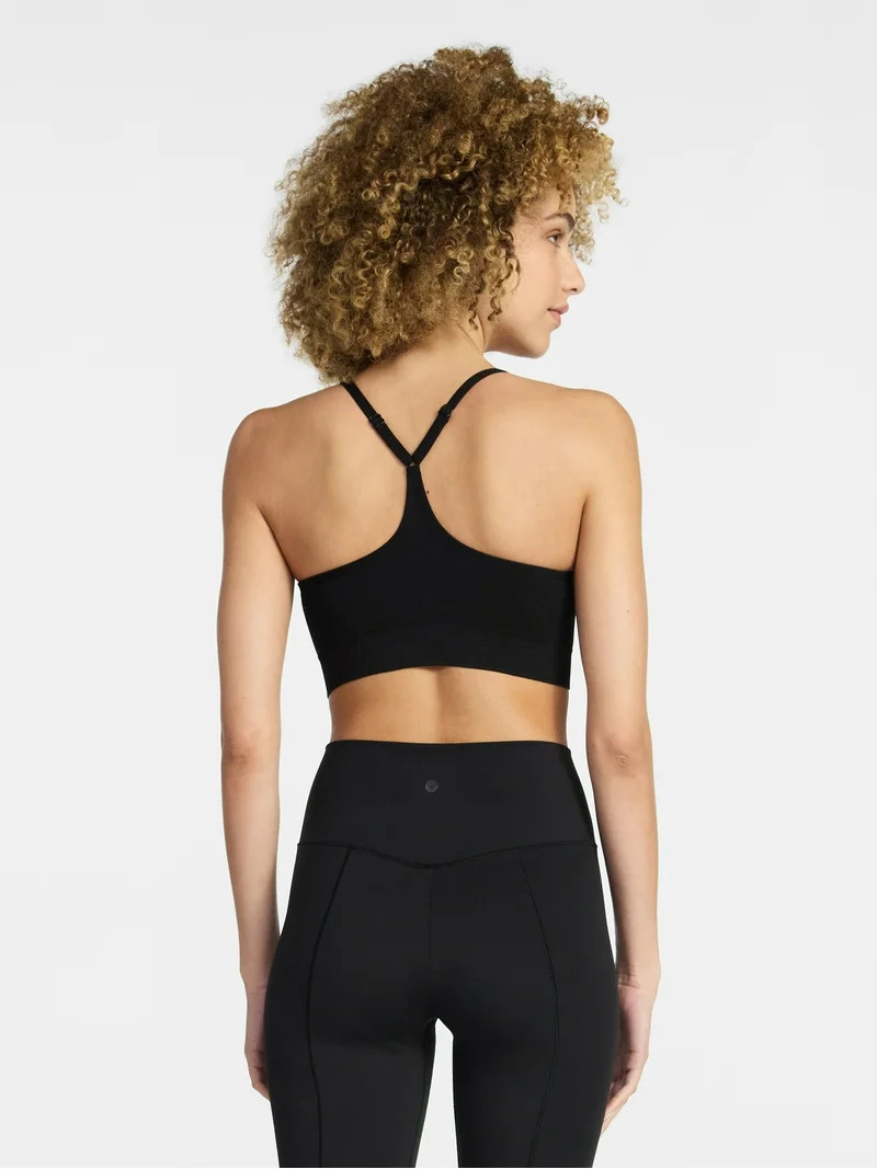 Avia Women's Low Support Seamless Textured Cami Sports Bra, Sizes XS-XXXL | Walmart (US)