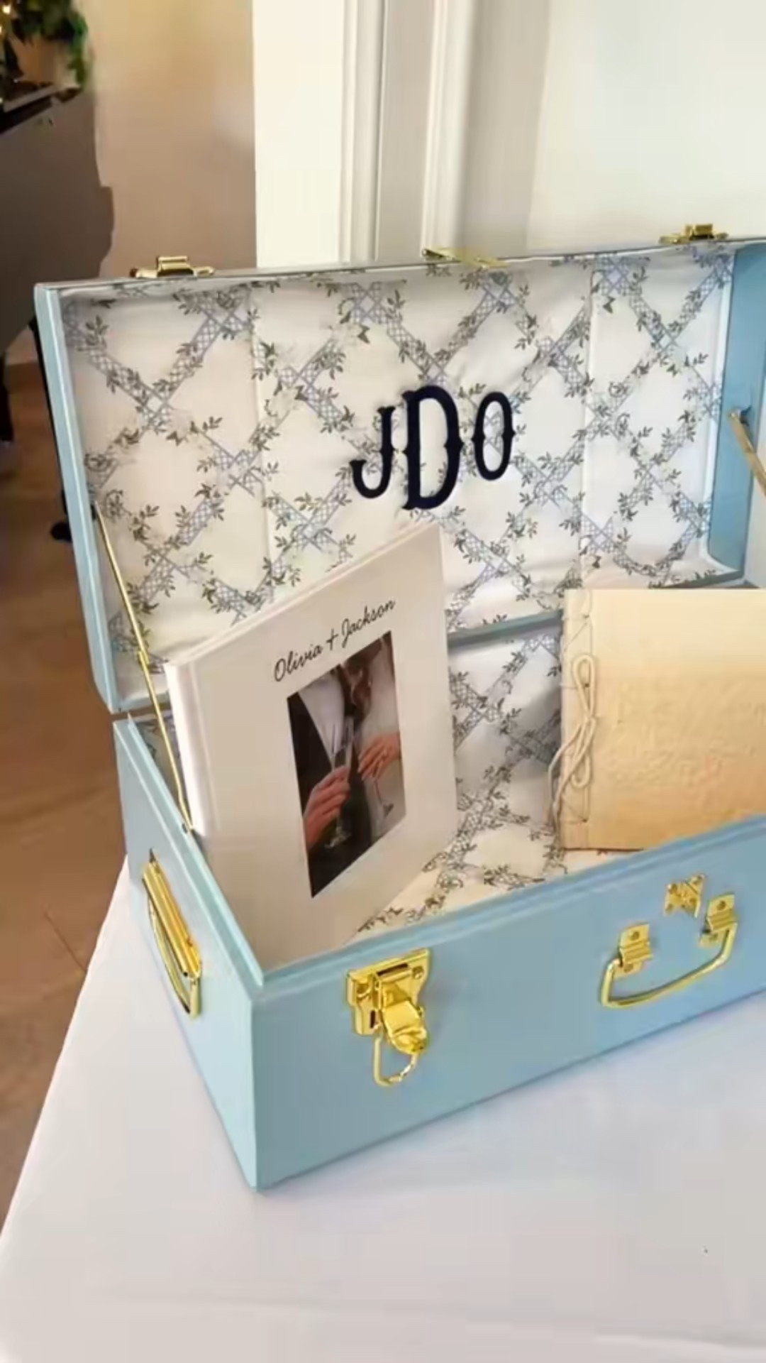 Obsessed with our wedding trunk💍🤍🥂

#LTKWedding
