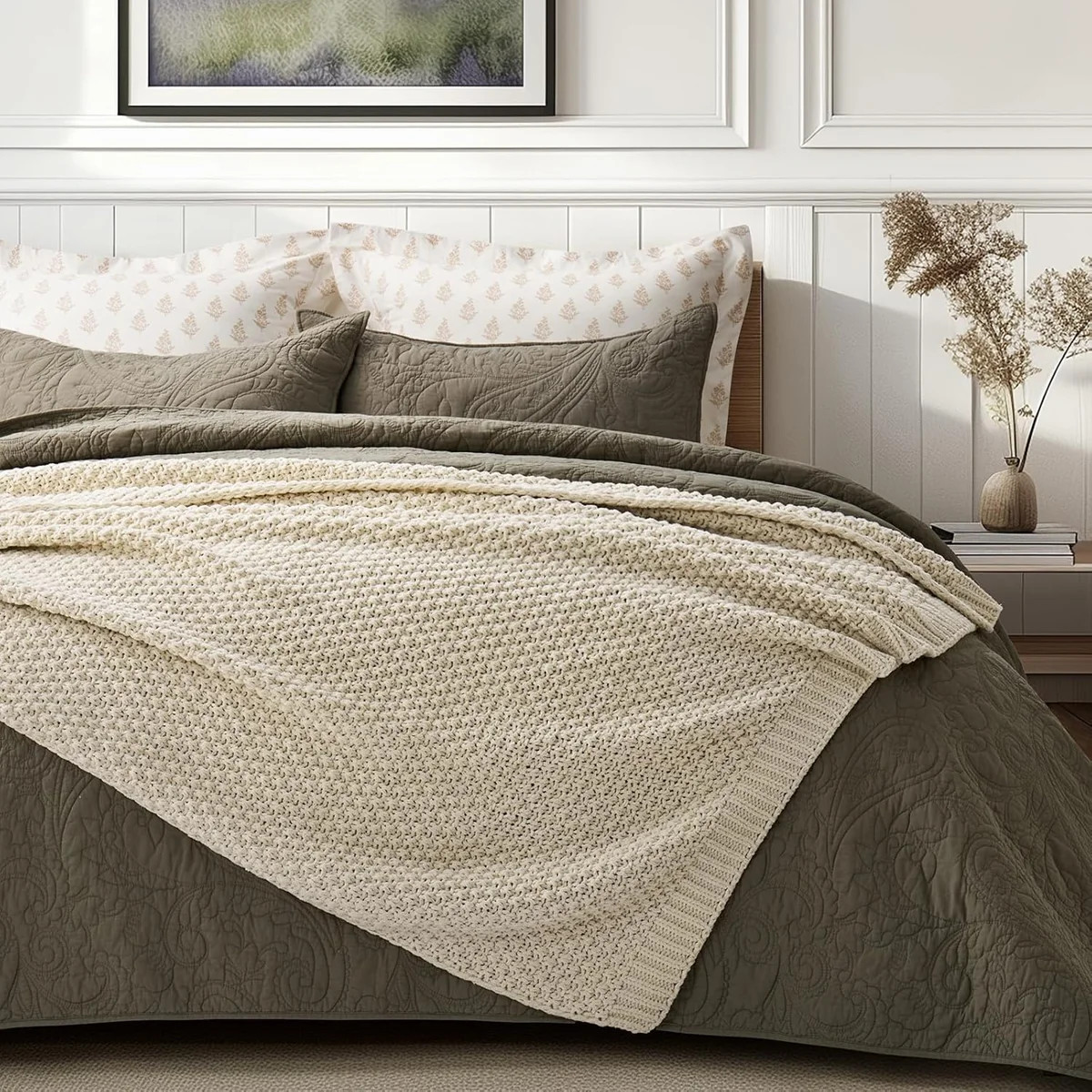 Chunky Chenille Knit Throw Blanket | Wayfair North America