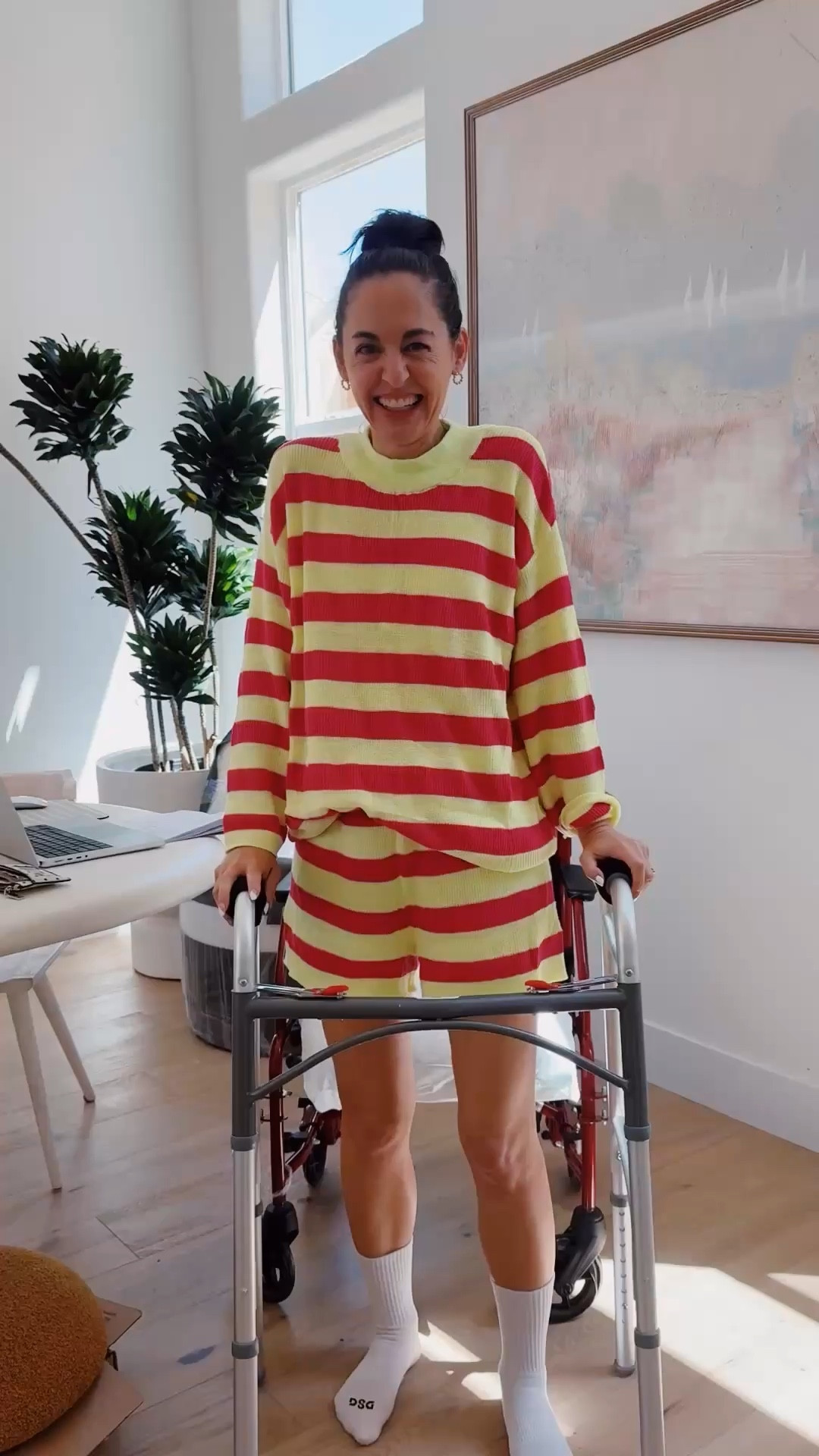 Doing all my therapies from home including a little retail therapy with this cozy matching set from Amazon under $20! It comes in more colors too. 