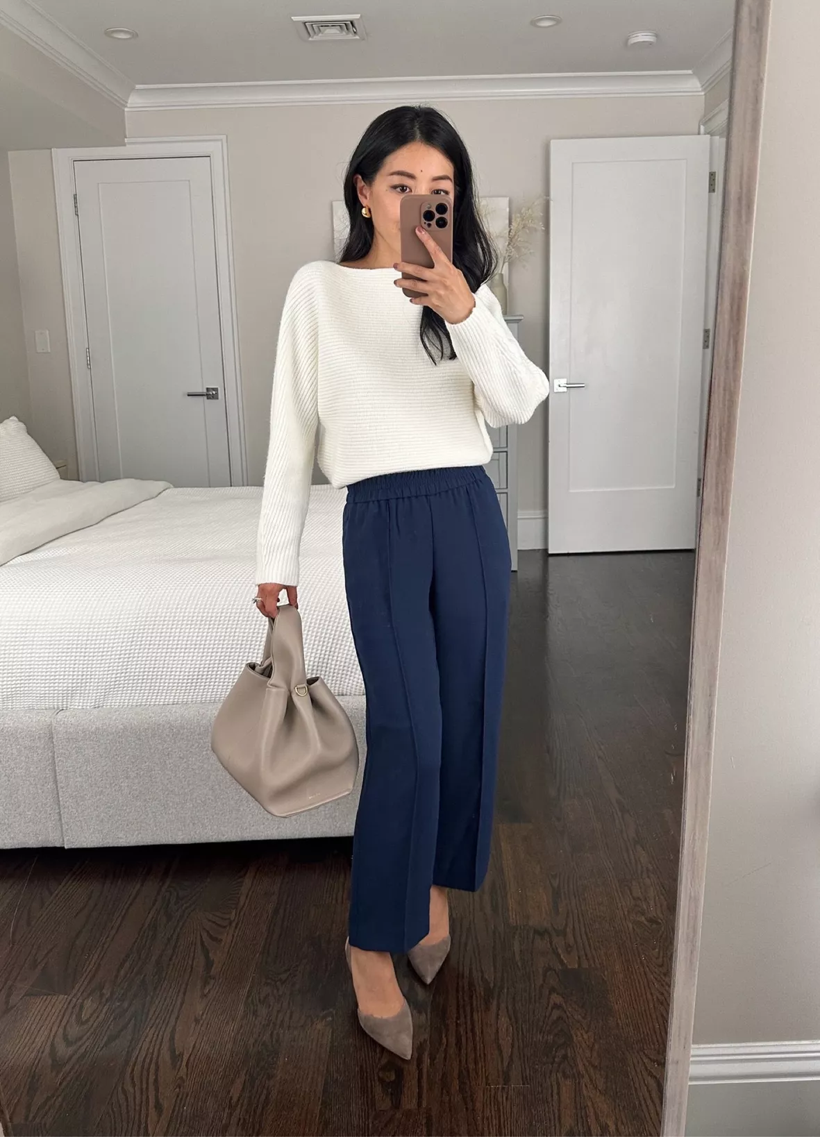 Ann Taylor The Tall Pintucked Ankle Pant Double Knit