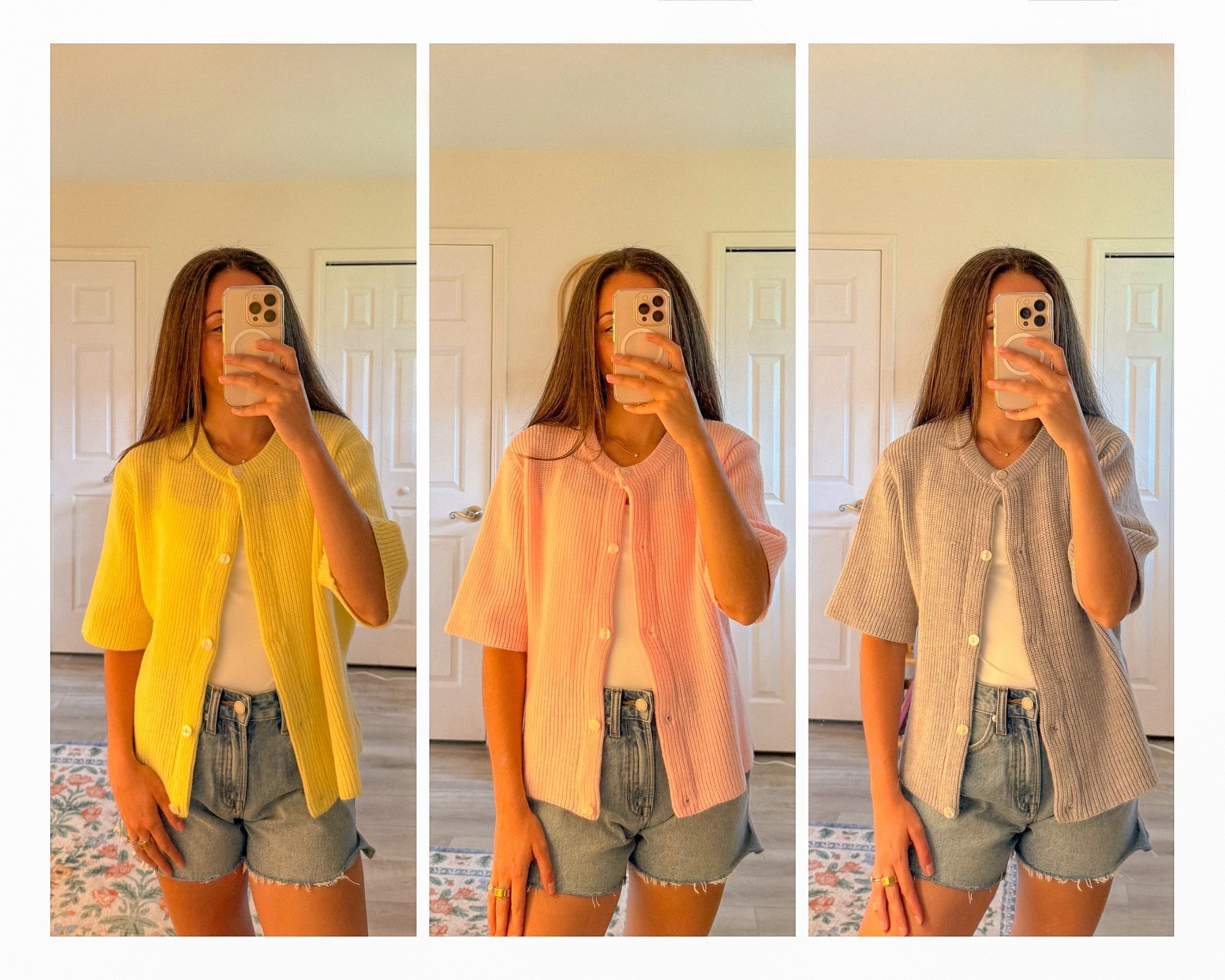 summer short sleeve cardigan, casual summer outfit, summer outfit ideas

#LTKSummerEdit