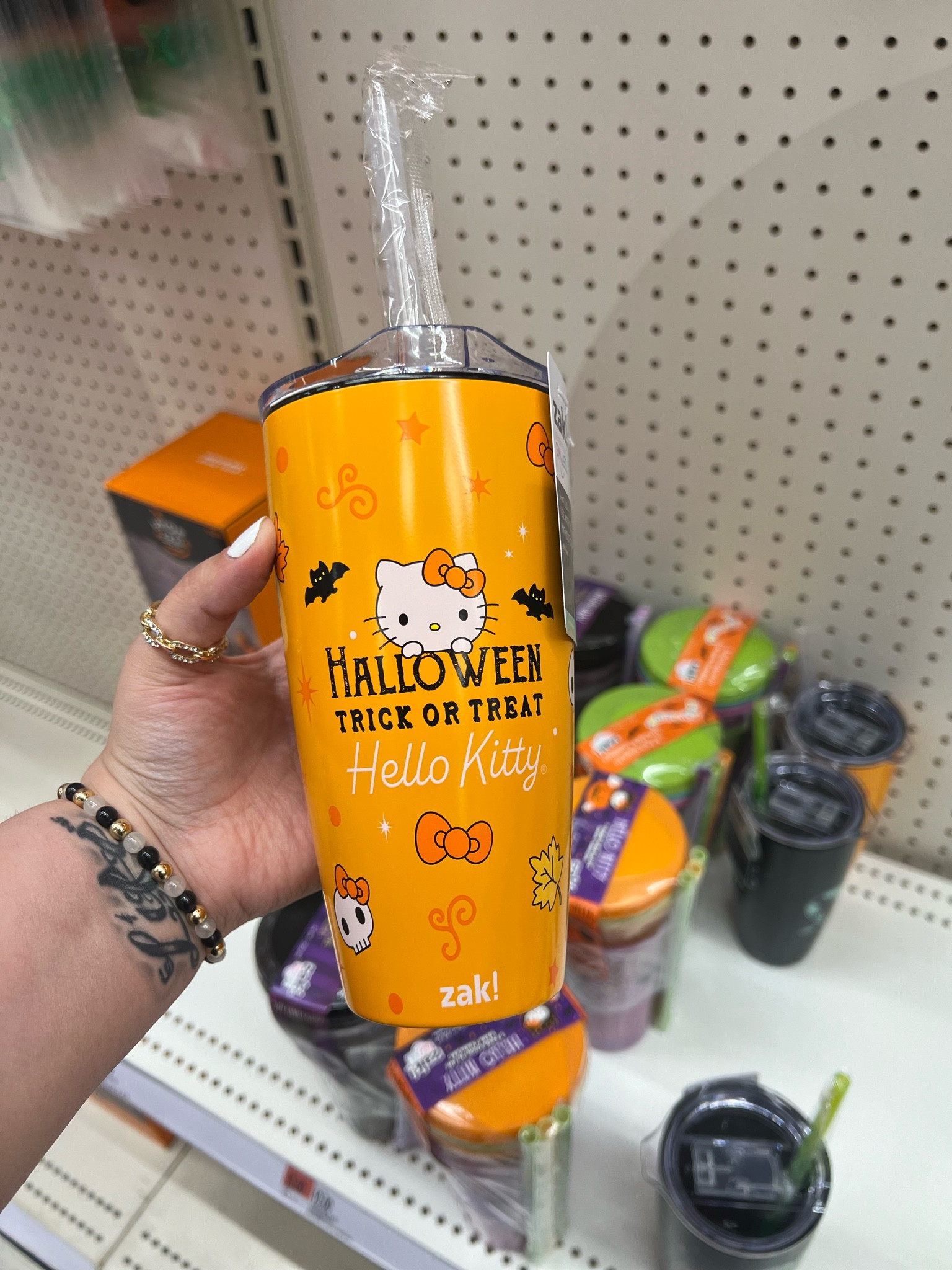 Zak Designs 20 fl oz Halloween Straw Tumbler Hello Kitty

#LTKHalloween #LTKKids #LTKFamily