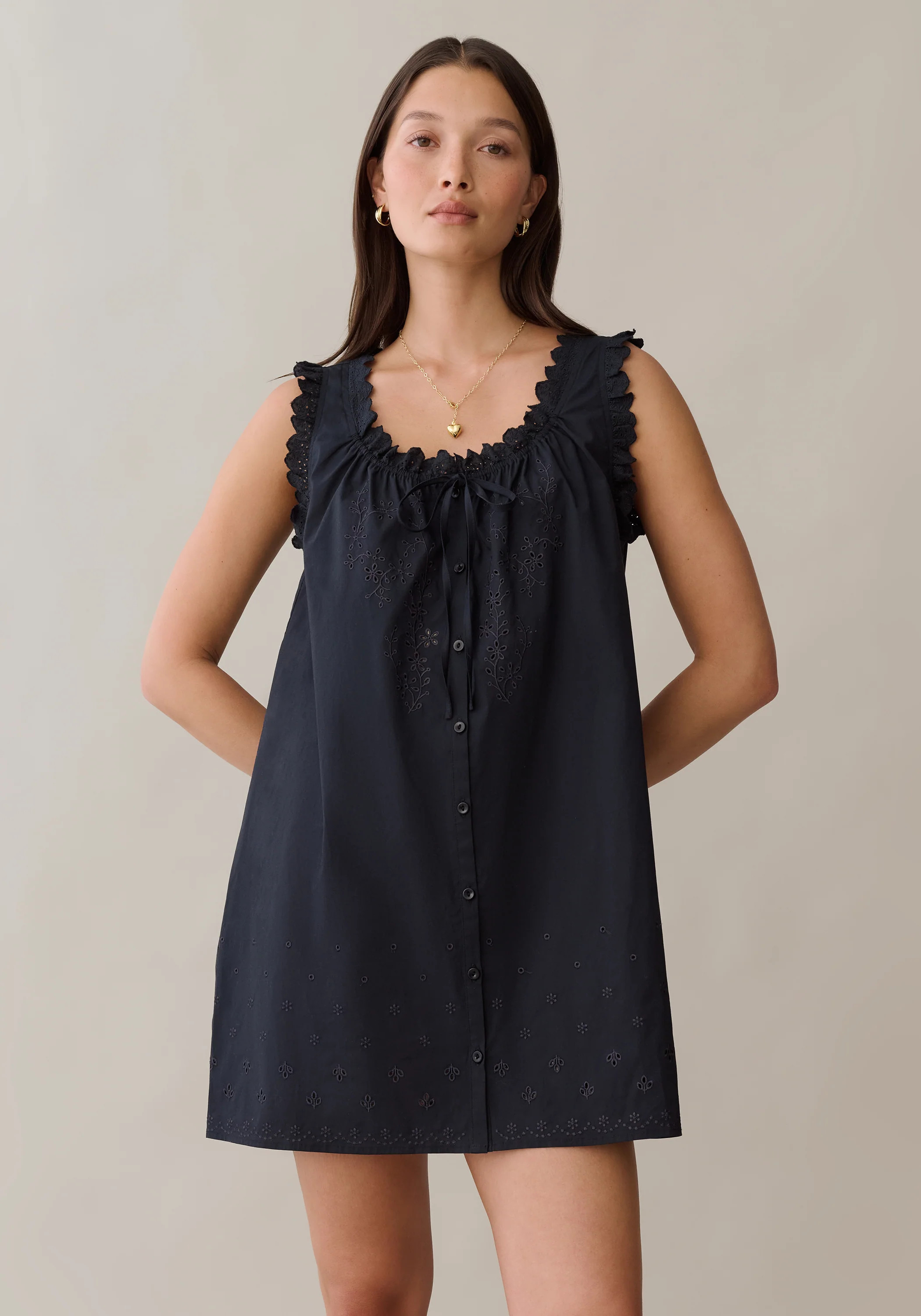 Caroline Cotton Dress | Few Moda