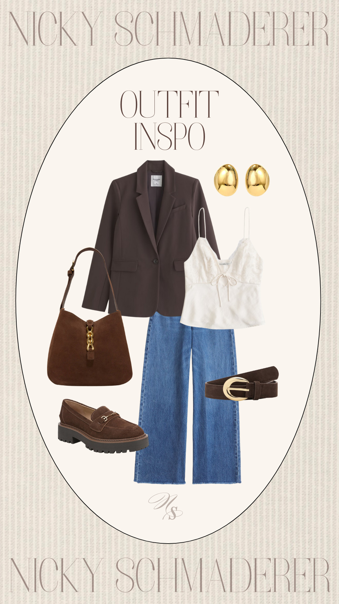 Fall outfit inspo for work, dinner, or date night. Plenty of suede touches, brown blazer, and flirty cami top. 

 

#LTKFallSale #LTKSeasonal #LTKStyleTip