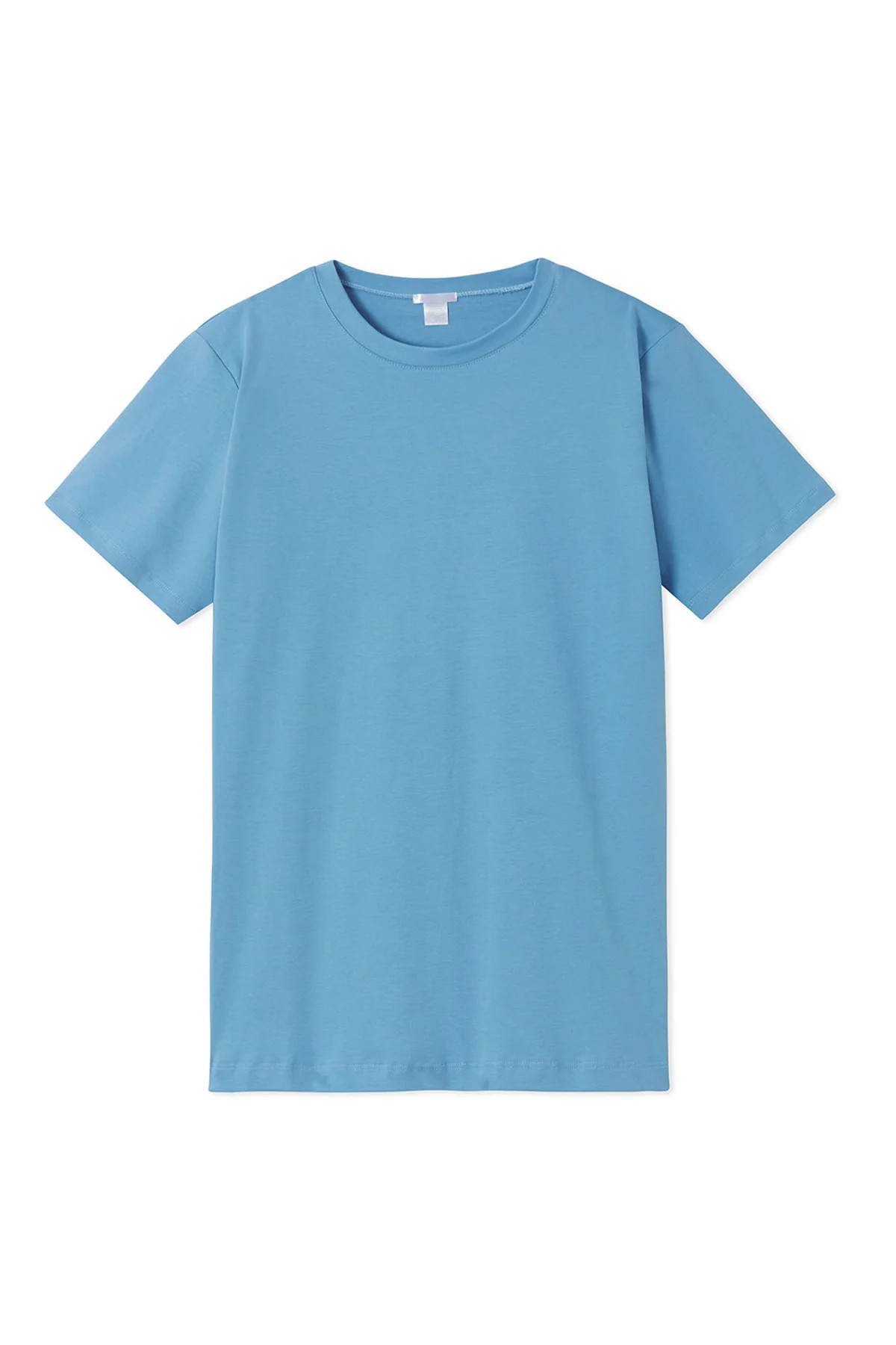 Men's Short Sleeve Pima Tee in Pacific | Lake Pajamas
