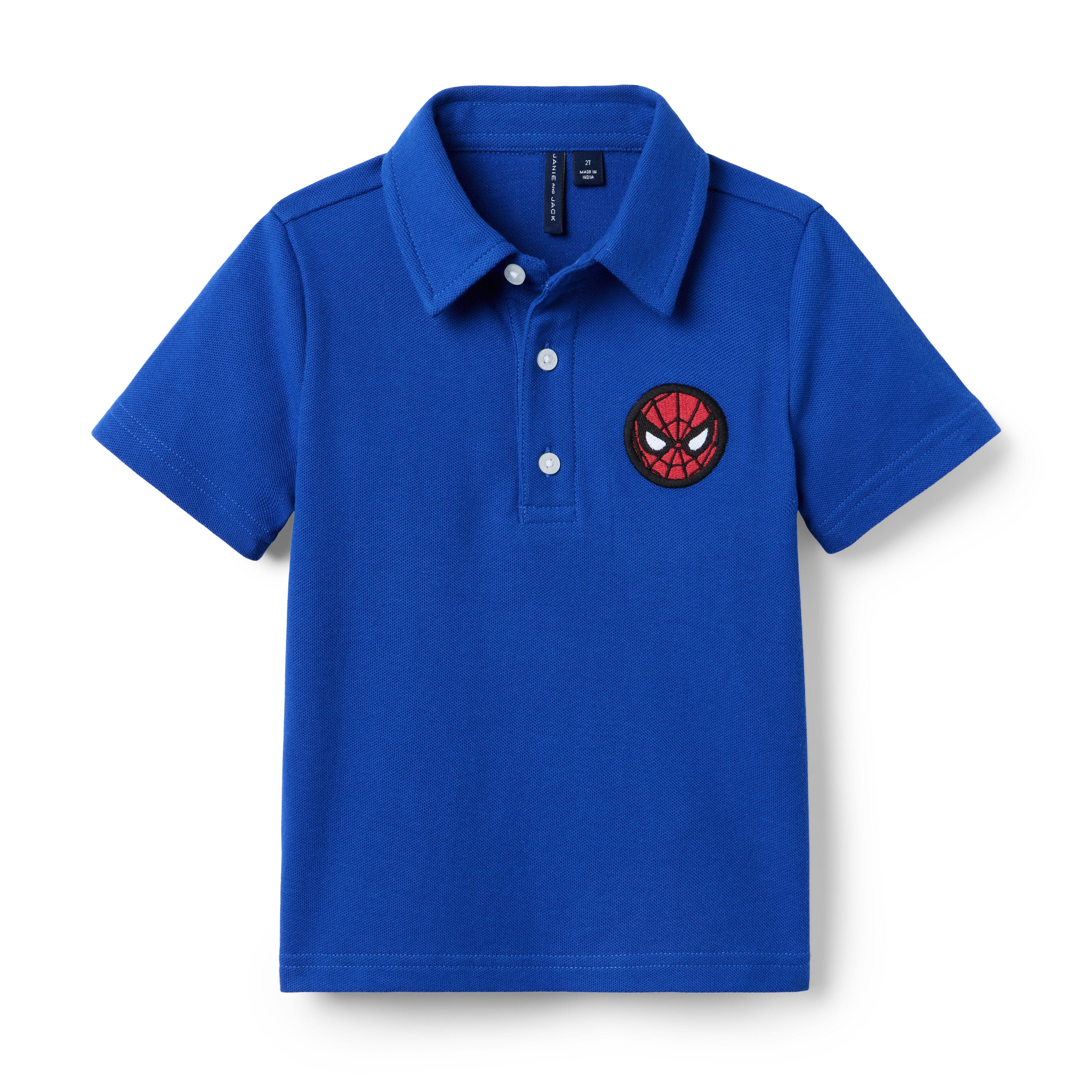 Janie and Jack | Marvel Spider-Man Polo - Blue / 4 | Janie and Jack