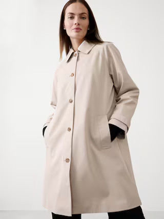 Twill Mac Coat | Banana Republic Factory