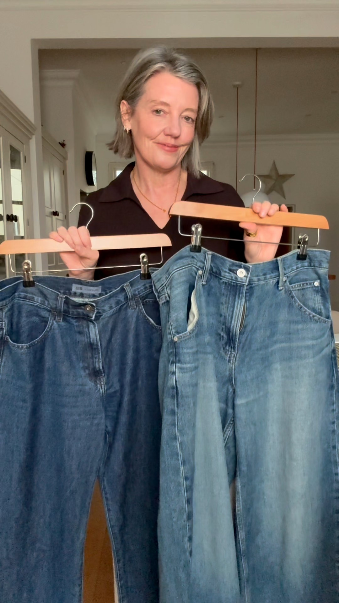 Let’s try my Uniqlo jean fits 💙I’m 5ft 5
JW Anderson straight leg size 29/31
Baggy Curve Jeans size 29/31
Airism tee shirt size large 
Merino Knit Cardigan large but I’d buy medium 
Short Jacket size medium 
Sweatshirt size large
Parka size large

#LTKspring #LTKuk #LTKjeans