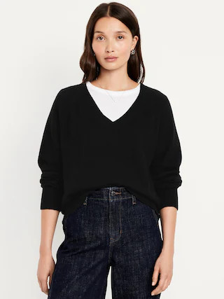 SoSoft Loose V-Neck Sweater | Old Navy (CA)