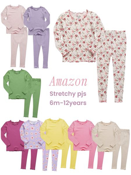 The softest and very stretchy pjs on Amazon! Sizes are available from 6 months - 12 years! There are so many more prints & color options than shown here. (Also, these make for a perfect Easter basket stuffer!) 

#LTKbaby #LTKkids #LTKSeasonal