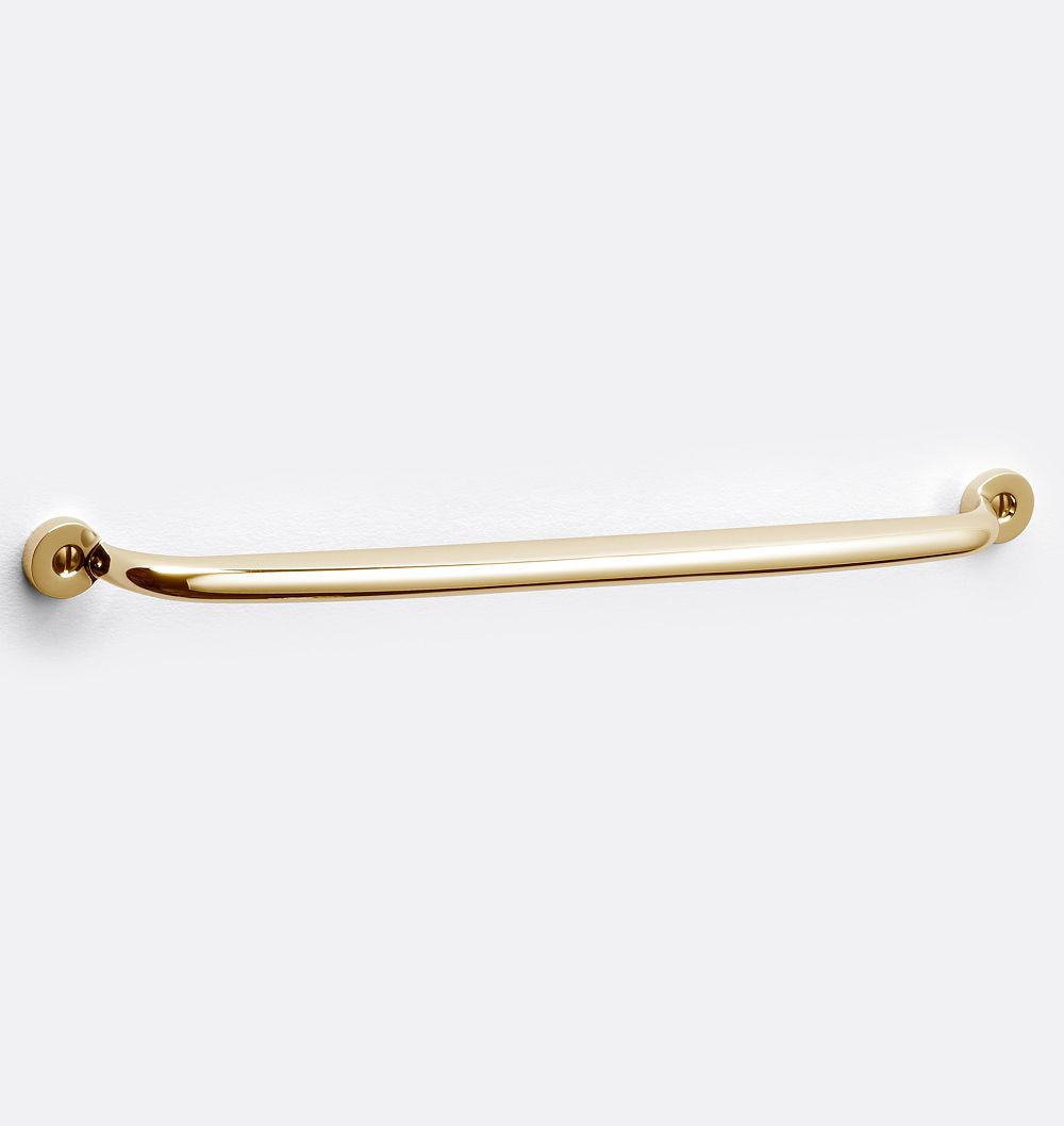 Massey Drawer Pull, 10"" - Unlacqured Brass | Rejuvenation